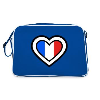 France Sport Équipes Cœur - Sac Retro - bleu/blanc - Dos