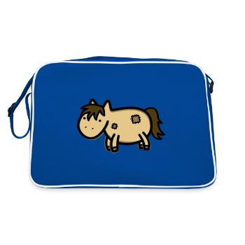 Cheval mignon - Sac Retro - bleu/blanc - Dos