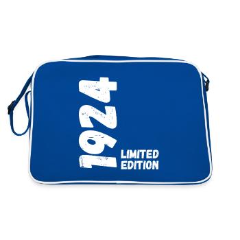 1924 Limited edition Birthday - Retro Bag - blue/white - Back
