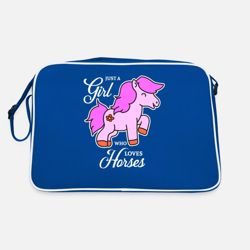 Conception de cheval pour les filles Sac Retro