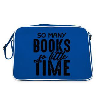 read many books - Retro Bag - blue/white - Back
