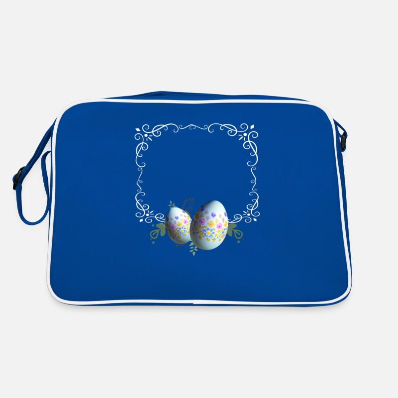 Festive Easter Egg Picture Frame Retro Bag