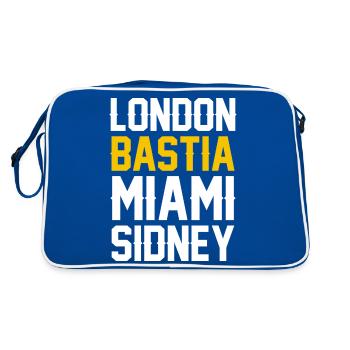 France région Corse london bastia B - Sac Retro - bleu/blanc - Dos