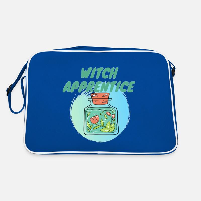 witch apprentice grün Retro Tasche