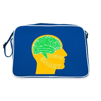 Think smart - think smart - Retro Bag - blue/white - Back