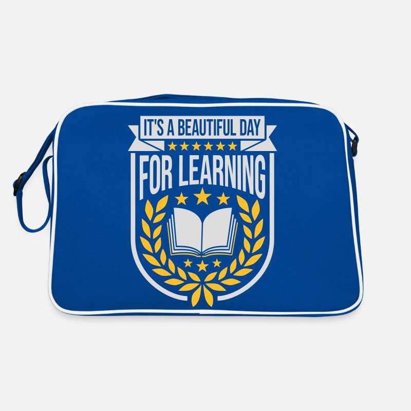 beautiful day for learning Retro Tasche