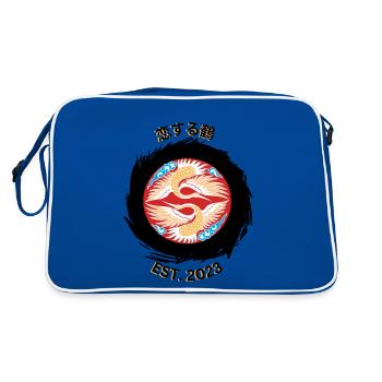 Grues amoureuses - Sac Retro - bleu/blanc - Dos