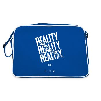 réalité - Sac Retro - bleu/blanc - Dos
