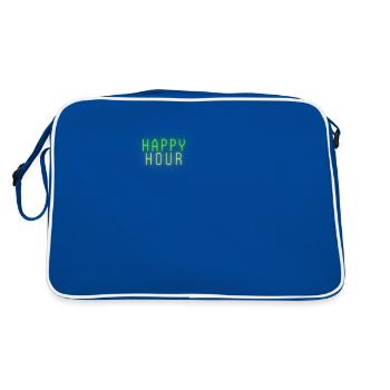 happy hour - Retro Bag - blue/white - Back