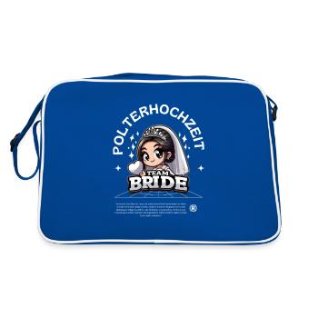 Équipe Bride - Sac Retro - bleu/blanc - Dos