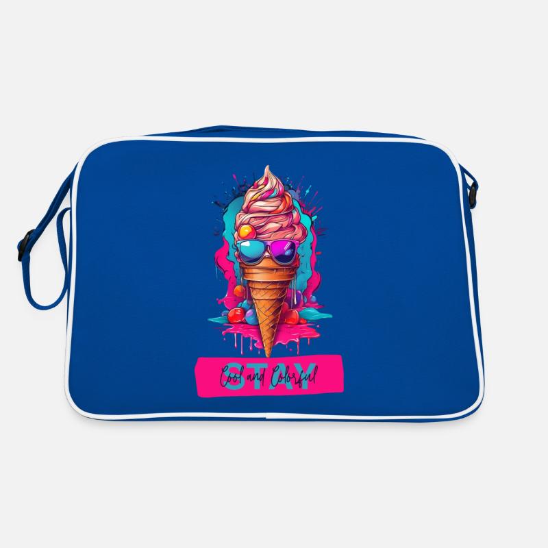 Radiant Delight - Helles Eis Retro Tasche