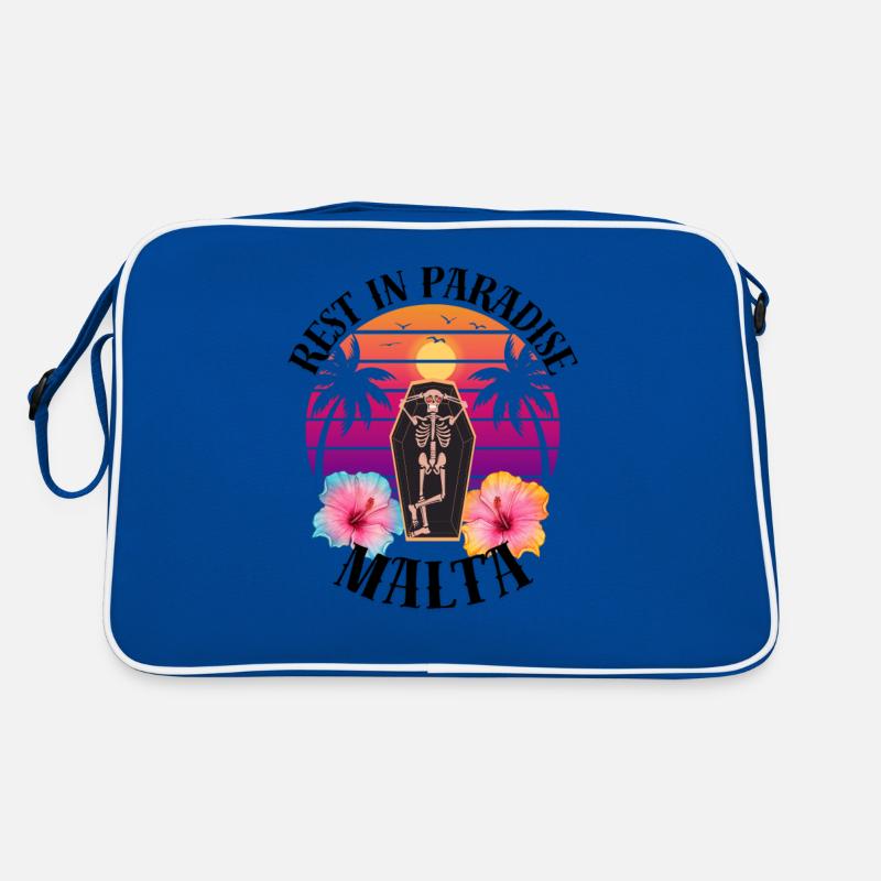 Malta RIP Sarkasmus Retro Tasche
