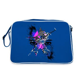L’Œil de la Vérité par Acryl Gallery & Design - Sac Retro - bleu/blanc - Dos