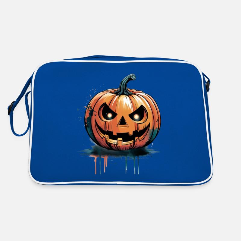 Halloween jack-o'-lanterns Retro Bag