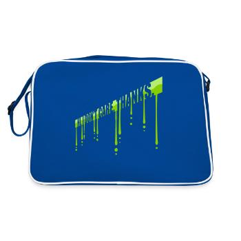Salut je m’en fiche - Sac Retro - bleu/blanc - Dos