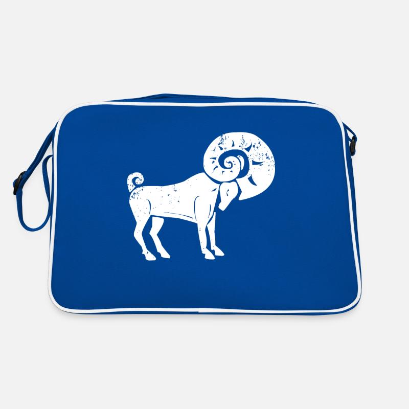 Zodiac sign aries Retro Bag