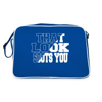 Dork Dinosaur Fan Citation Beach Holiday Dinosaur - Sac Retro - bleu/blanc - Dos