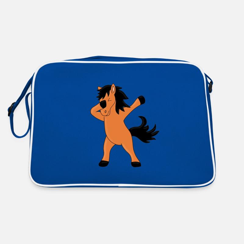 PFERD - PONY - DABBING - DAB - DABBEN - TIERISCH Retro Tasche