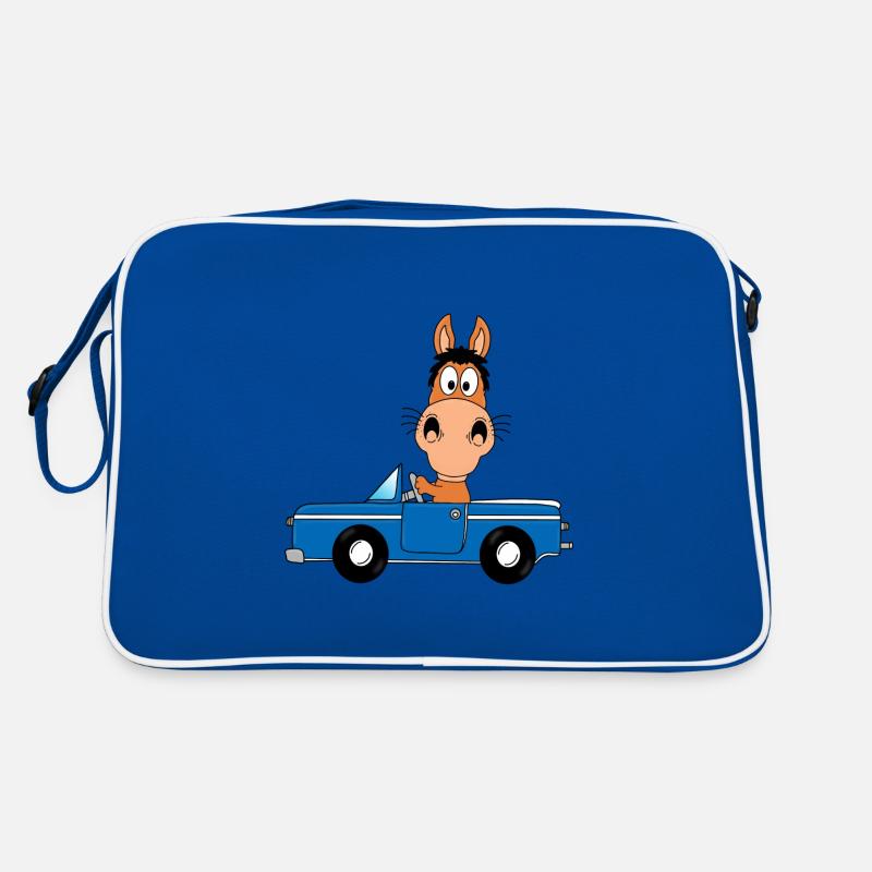 PFERD - PONY - AUTO - TIER - TIERISCH Retro Tasche