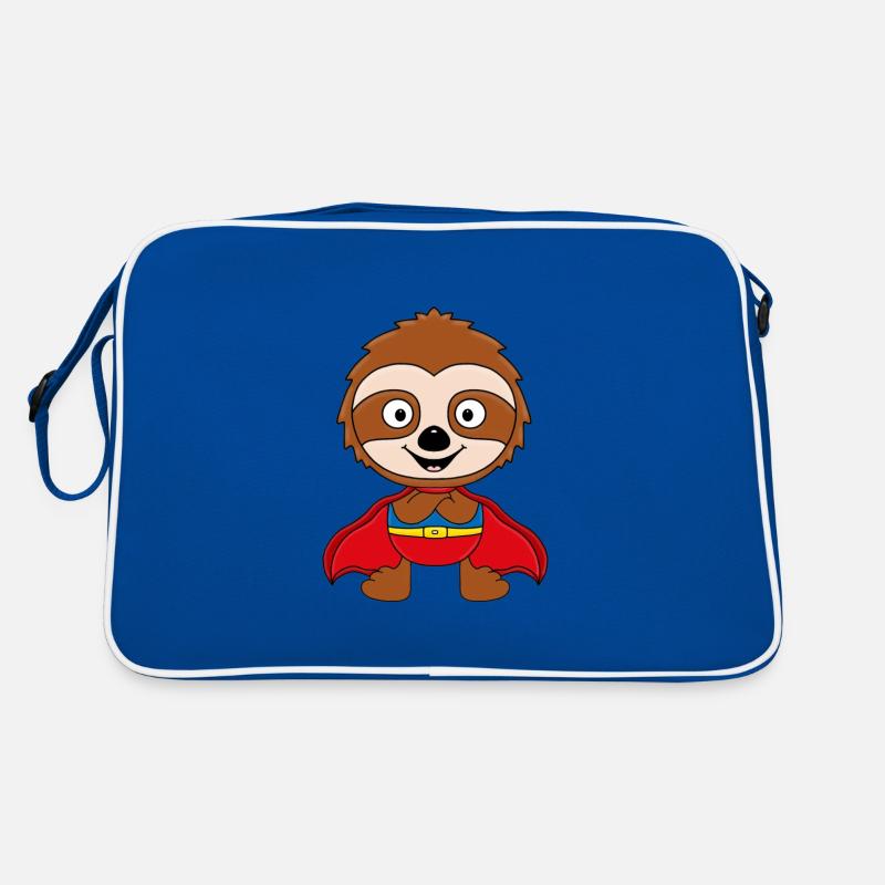FAULTIER - SUPERHELD - TIER - TIERISCH Retro Tasche