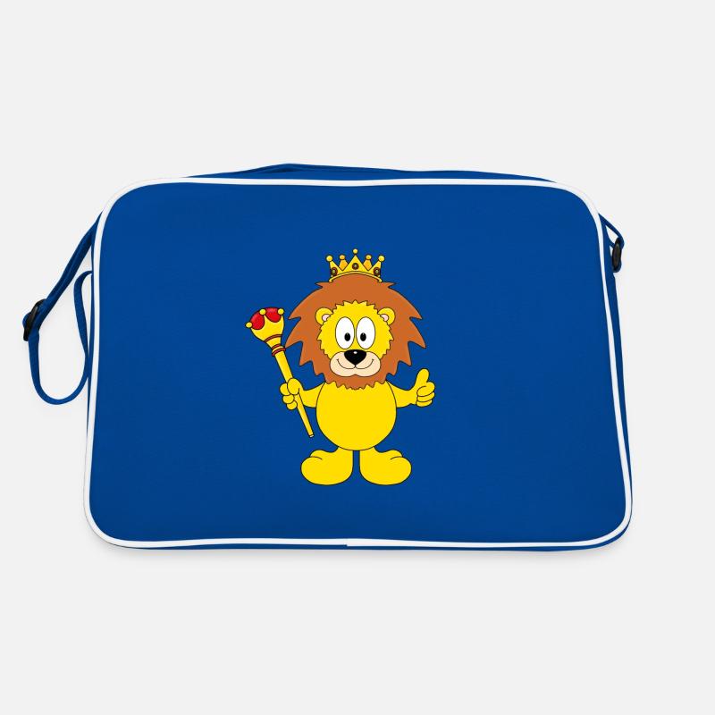 KÖNIG - LÖWE - TIER - TIERISCH - GUT Retro Tasche