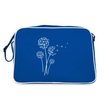 Dandelion - Retro Bag - blue/white - Back