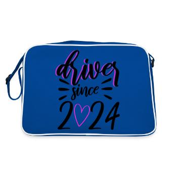 Driver's License 2024 Driving Test Driving Test - Retro Bag - blue/white - Back