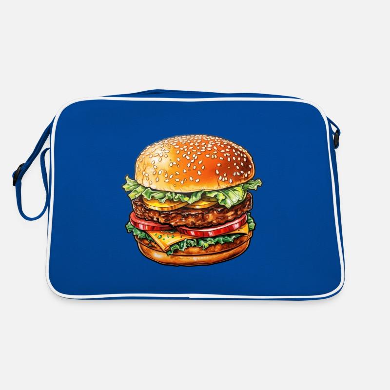 Burger Retro Tasche