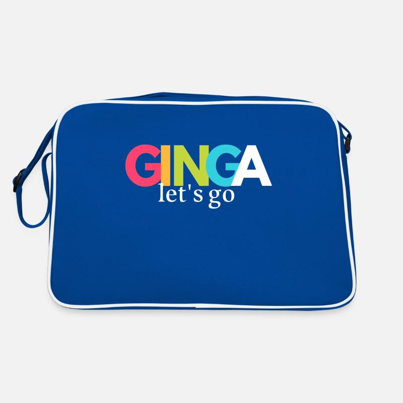Capoeira Let’s Go Ginga - Sac Retro - bleu/blanc