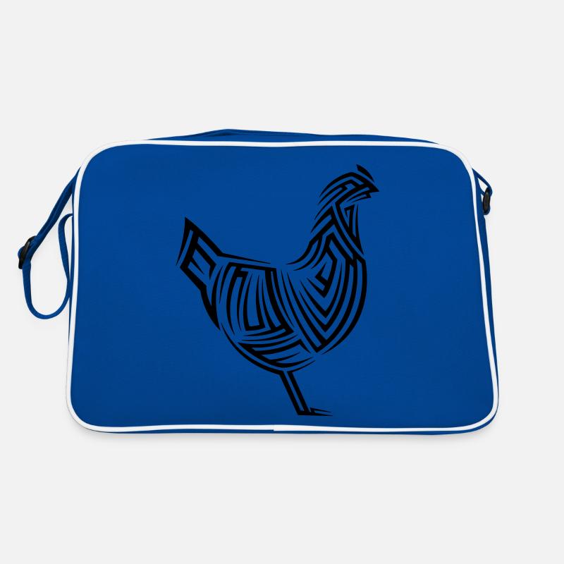Huhn Tribal Tattoo Retro Tasche