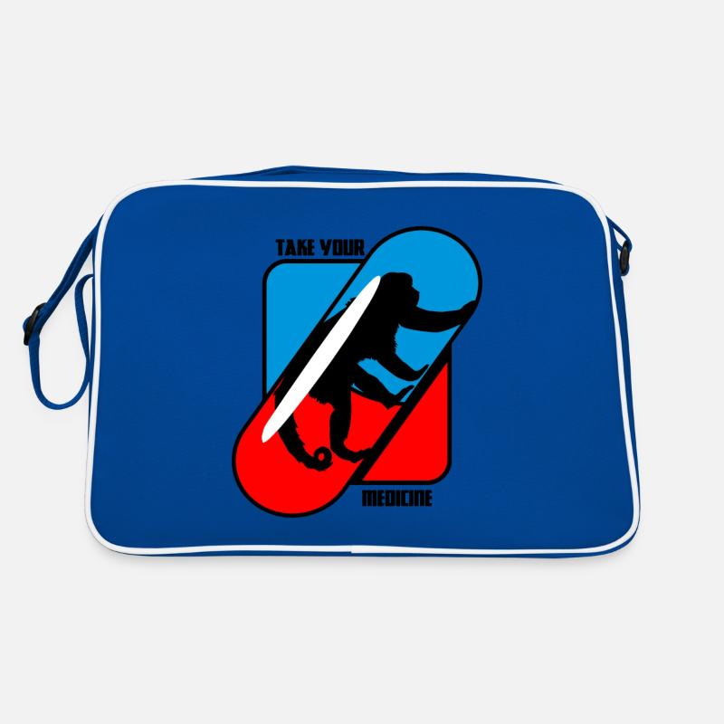 Take Your Medicine - Monkeys Retro Bag