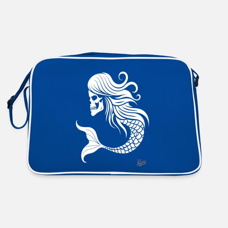 Totenkopf Meerjungfrau Retro Tasche