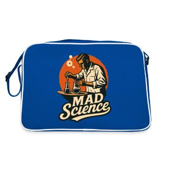 Un savant fou dans le labo - Sac Retro - bleu/blanc - Dos