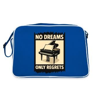 Piano grand piano with cushion - Retro Bag - blue/white - Back