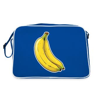 Duo banane - Sac Retro - bleu/blanc - Dos