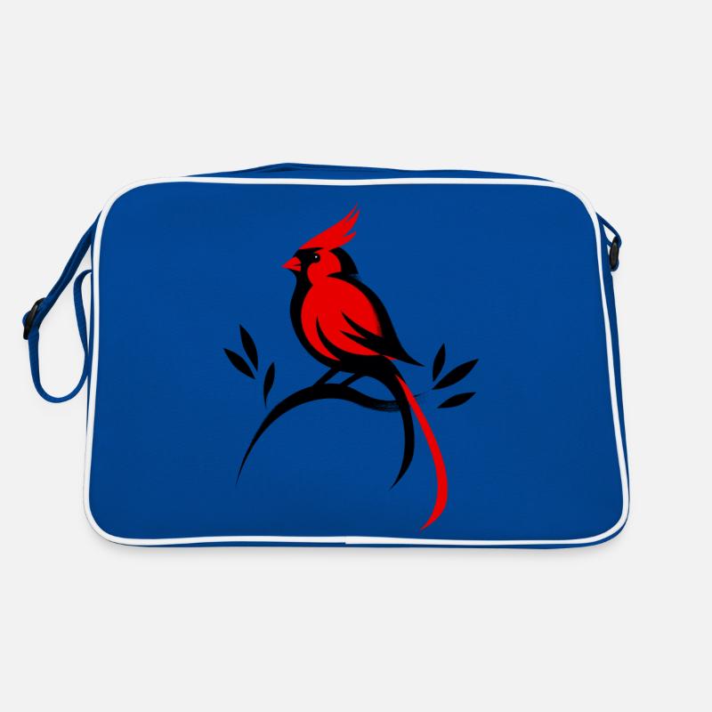 Kardinal - Retro Tasche - Blau/Weiß