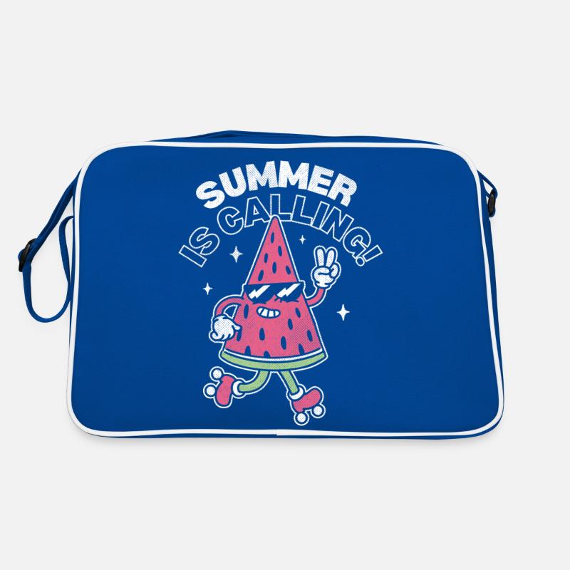 Der Sommer ruft Retro Tasche
