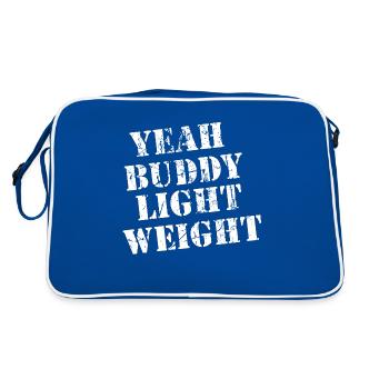 yes Buddy - Light Weight! - Retro Bag - blue/white - Back