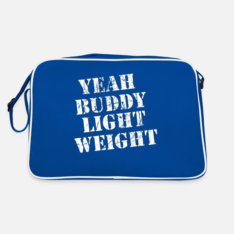 yes Buddy - Light Weight! - Retro Bag - blue/white