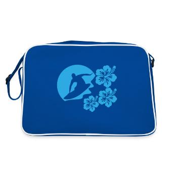 Surfer - Retro Bag - blue/white - Back
