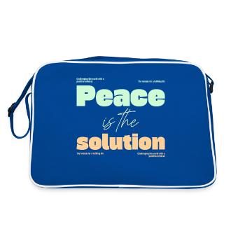 Santé mentale - Sac Retro - bleu/blanc - Dos
