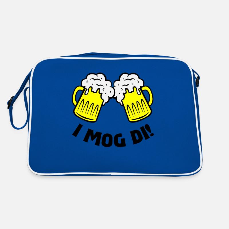 bier i mog di Retro Tasche
