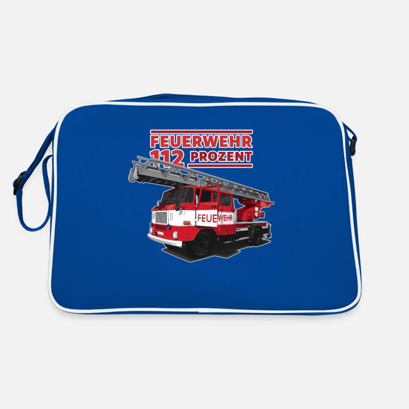 Fire Brigade // GDR // Illustration Retro Bag