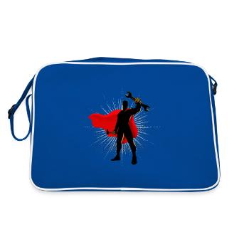 Craftsman, master of all tools - Retro Bag - blue/white - Back