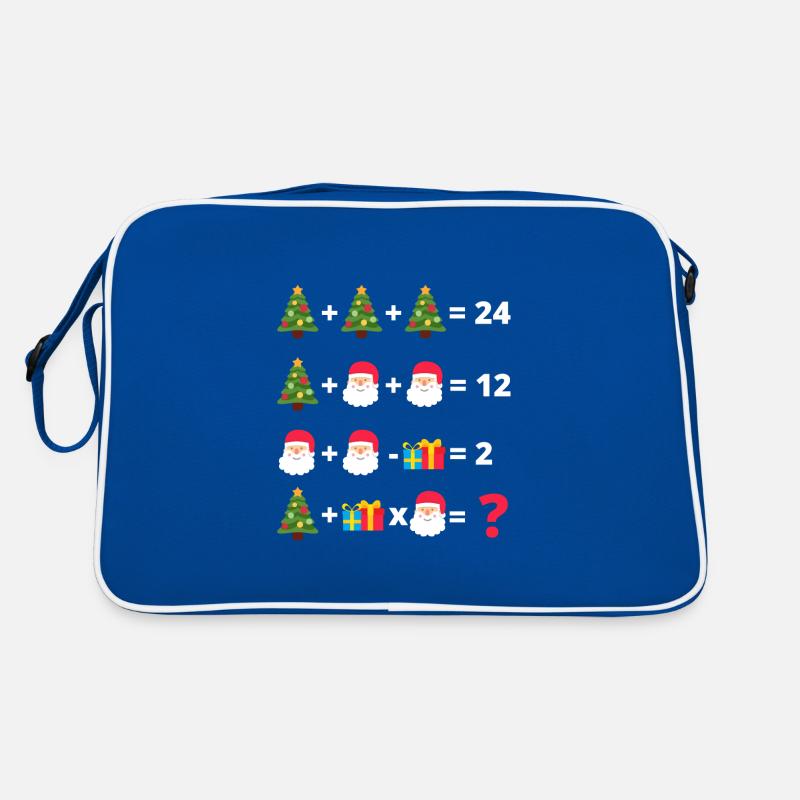 Christmas Math Retro Bag