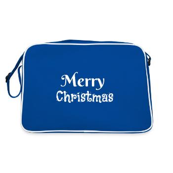 Merry Christmas - Sac Retro - bleu/blanc - Dos