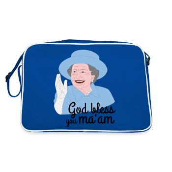 Commémoration de la mort de la reine Elizabeth II - Sac Retro - bleu/blanc - Dos