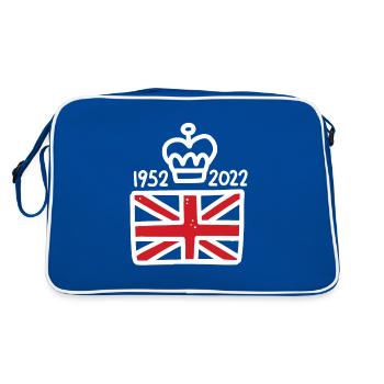 Queen Elizabeth 2 - Sac Retro - bleu/blanc - Dos
