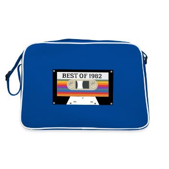 Jahrgang 1982 geboren Retro 1982 Geburtstag - Sac Retro - bleu/blanc - Dos
