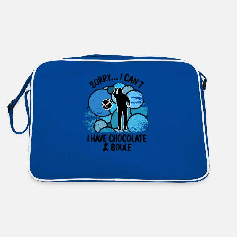 Boule Petanque Boccia Boules Schokolade Retro Tasche